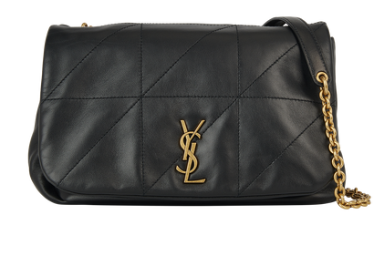 Jamie 4.3 Shoulder Bag, £850, Handbags, Black, Leather, Front view
